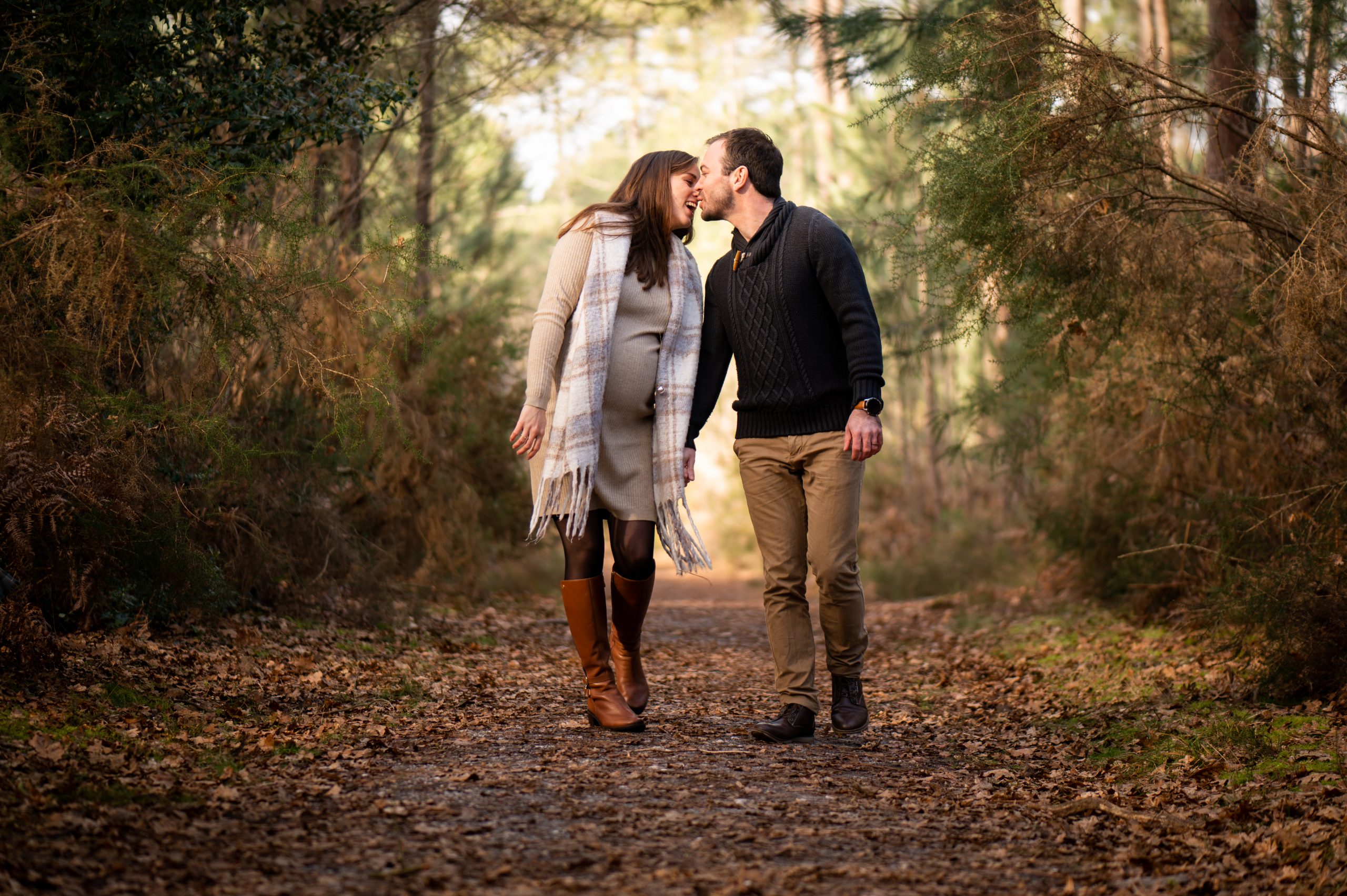 Séance photo grossesse naturelle et intime à Martillac